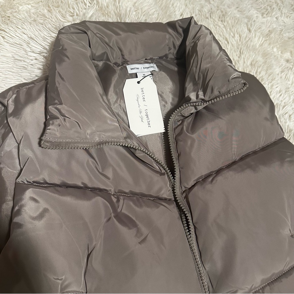 Better Together Brown Puffer Vest - Picture 4 of 10